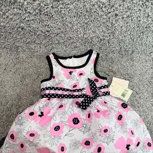 Sophie Fae NWT Baby Girl Floral and Polka Dot Occasion Dress